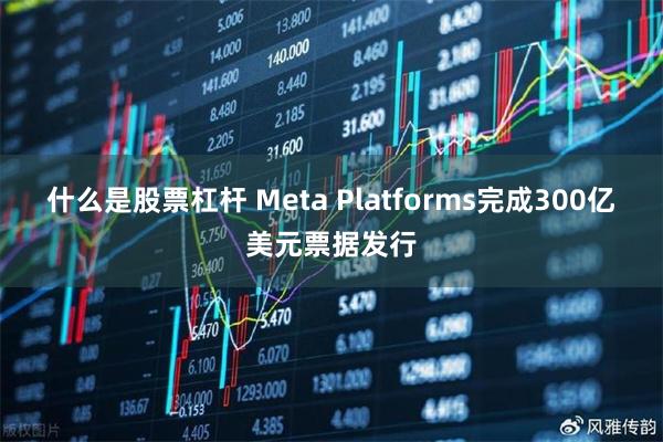 什么是股票杠杆 Meta Platforms完成300亿美元票据发行